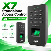 Kontrol Akses Sidik Jari, Pengontrol Pintu Kartu RFID PIN Mandiri untuk Keamanan Pintu Kantor dengan Output Wiegand