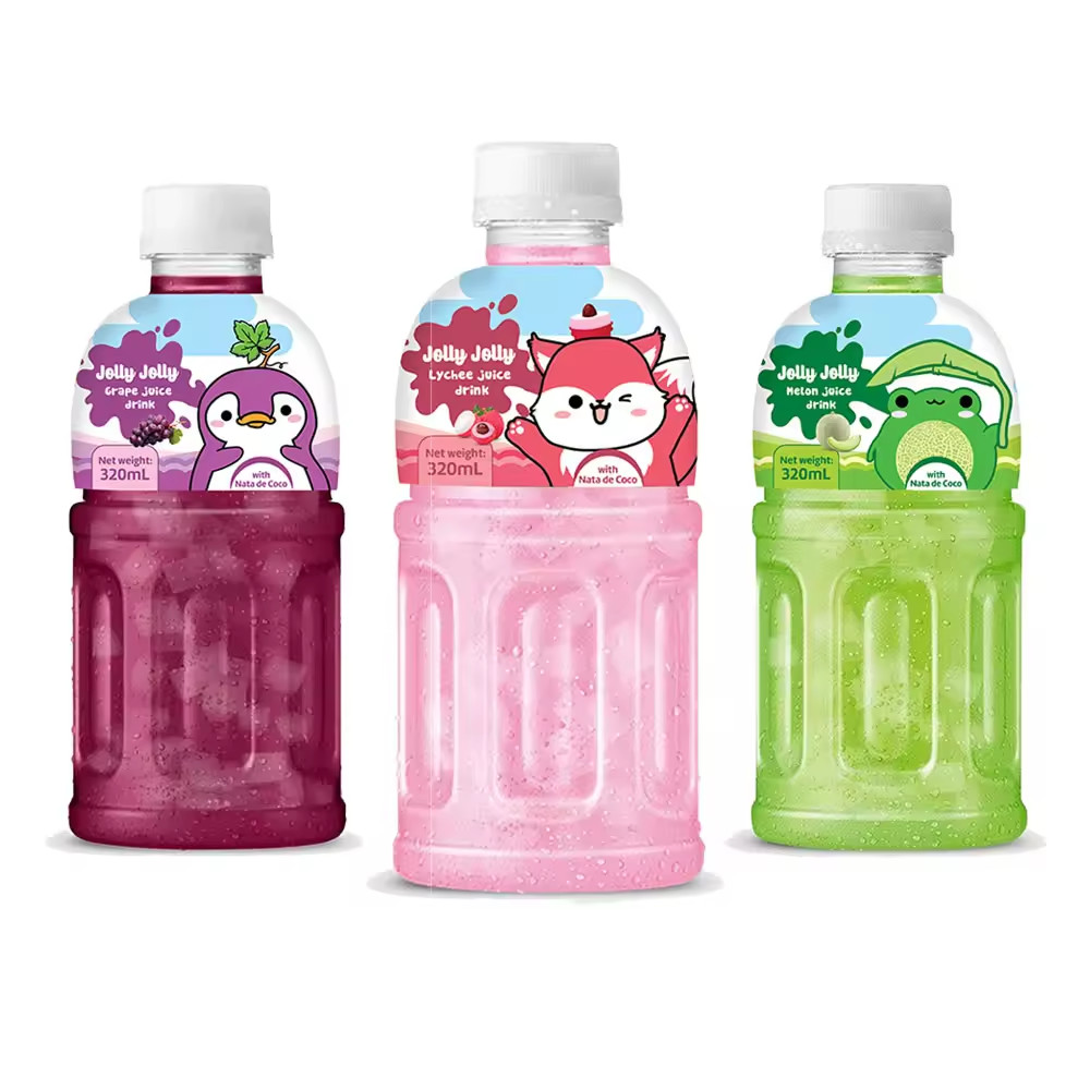 Mogu с Таиланд Nata De Coco в бутылке для домашних животных 320 мл с множеством вкусов-без дизайна-без образца-низкая цена