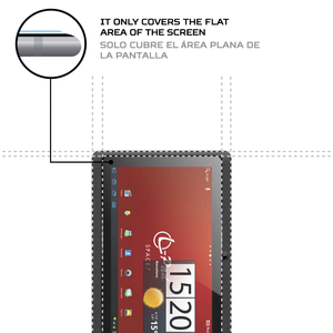 Protector de pantalla ANTISHOCK para tableta Leotec L-Pad Space III S, mayor durabilidad y protección - Product Image 4