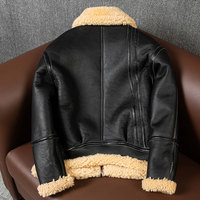 Veste en cuir B3 en peau de mouton de grande taille ajustable nouvel arrivage de vêtements personnalisés élégants et respirants de haute qualité pour hommes