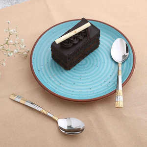 2025 Juego directo de fábrica a granel de cubiertos de madera hechos a mano de acero con espejo con acabado pulido Juego de cubiertos de madera maciza - Product Image 3