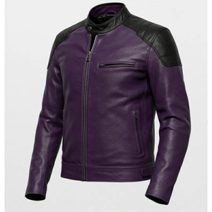 เสื้อแจ็คเก็ตหนังแท้สำหรับผู้ชาย ขับขี่มอเตอร์ไซค์  แบบนักบิด |   ผู้จัดจำหน่ายเสื้อผ้าแฟชั่นระดับพรีเมียมแบบขายส่ง |   โรงงานรับผลิตแบบ OEM ODM และตามความต้องการของลูกค้า - Product Image 3