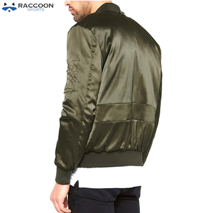 OEM Custom Design Men's Satin Baseball <b>Jacket</b> <b>Waterproof</b> Breathable Reversible Quality Logo Fashionable Colorful for Winter - Product Image 3
