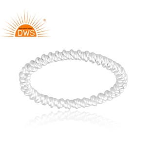 Best Selling <b>Indian</b> Handcrafted Fine Sterling Silver Statement Band Custom Jewelry Manufacturer - Product Image 4