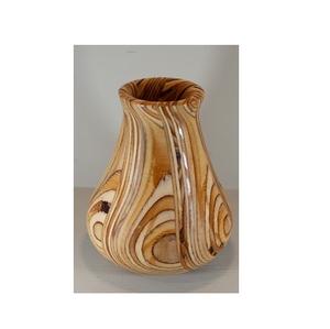 100% Best Quality Natural Wood Flower Pot Customized Size Floor <b>Vase</b> Different Round Shapes at Price - Product Image 4