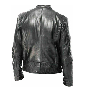 เสื้อแจ็กเก็ตมอเตอร์ไซค์สำหรับผู้ชายและผู้หญิงกันลมผ้าระบายอากาศหนังแท้ให้ความอบอุ่นผลิตจากปากีสถาน - Product Image 4