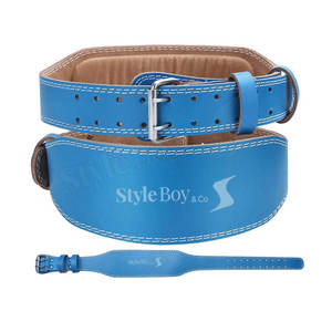 Custom Black PU Leather Sports Belt for Weightlifting and Squat Deadlift Breathable Function for Men and Women Factory Direct - Product Image 1