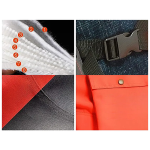 กางเกงป้องกันเลื่อยยนต์ 8 ชั้น ปรับได้ สำหรับผู้ชายและผู้หญิง ชุดทำงานคนงานป่าไม้ กางเกงเลื่อยยนต์ - Product Image 6