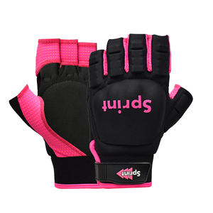 ถุงมือฮอกกี้น้ำแข็งสำหรับเด็กผู้หญิงถุงมือฮอกกี้ในร่มครึ่งนิ้วงานออกแบบล่าสุด - Product Image 1
