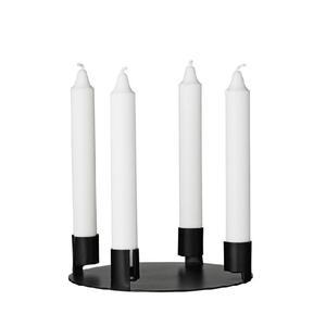 Bougeoir en métal noir exclusif à l'arrivée fraîche bougeoir décoration de noël et de la maison pour les cadeaux et les fournitures de fête - Product Image 4