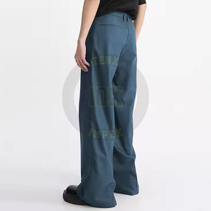 Pantalon baggy pour hommes jambe large coupe décontractée pour streetwear décontracté ou salon - Product Image 6