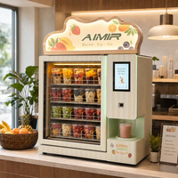 AIMIR Zelfbedieningsautomaat voor diepvries fruit smoothies met een capaciteit van 90 bekers voor sportscholen en winkels
