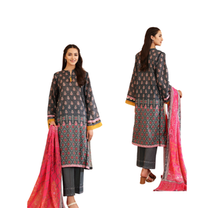 FESTIVAL DE FIESTA CASUAL DE MUJER DESGASTE KURTIES INDIAS CON PANTALÓN HANDBLOCK DUPTTA CONJUNTO PRECIO AL POR MAYOR PARA SEÑORAS DE AA IMPEX - Product Image 6