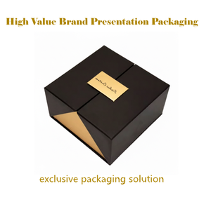 Op maat gemaakte luxe presentatiebox met dubbele openslaande deuren voor aangepaste merkgeschenkverpakkingen - Product Image 1