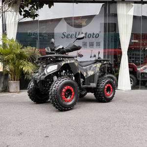 Voiture à pédales tout-terrain à 4 roues, 110CC 125cc 1+1, transmission <span class=keywords><strong>automatique</strong></span> 4 temps, démarrage électrique, transmission par chaîne, ATV de plage - Product Image 1