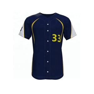 Maillot de Baseball pour équipe de Baseball, ensemble de sport par Sublimation, nouveau Design, à la mode, avec Logo personnalisé de haute qualité, - Product Image 1