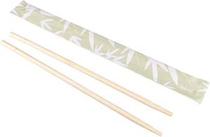 <b>Disposable</b> Japanese Style Wooden <b>Chopsticks</b> Paper Wrapped with Styrax Ready for Export From Vietnam - Product Image 2