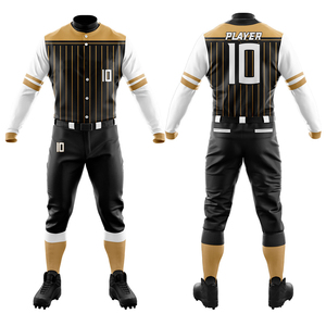 Uniforme de baseball en tissu sport à séchage rapide, tenue d'équipe de baseball confortable, nouvel arrivage élégant - Product Image 1