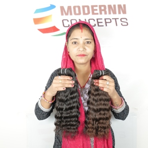 Meilleure Qualité Non Transformé Double Trame Cuticule Remy Temple Ondulé Humain Vietnamien Extensions De Cheveux Indien Cheveux Machine Bundles - Product Image 1