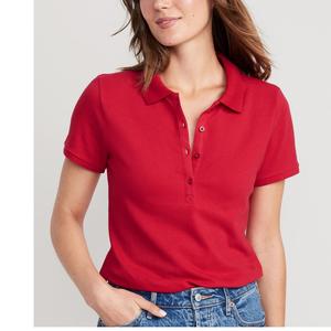 Nouveauté, polos en coton pour femmes de haute qualité, manches courtes, brodés, polos de sport confortables, de BD - Product Image 4