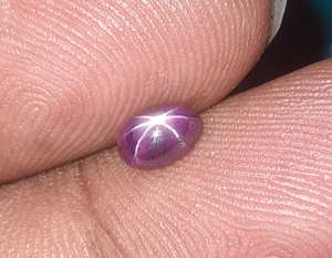 Extraordinaria hermosa estrella Rosa natural zafiro piedra preciosa forma de corte ovalado piedra preciosa suelta genuina para hacer joyería OEM a granel - Product Image 6