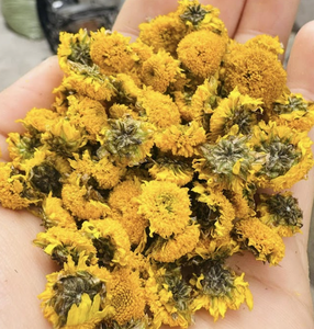 Vente en gros Fleur entière de chrysanthème jaune séché pour mélange de boissons et artisanat décoratif Origine du Vietnam - Product Image 5