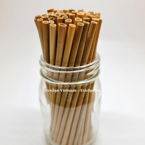 Eco2go Vietnam Vente 100% Pailles d'herbe de mer en plastique biodégradable 3T Pailles d'herbe naturelle avec échantillon gratuit Barres Accessoires de bar - Product Image 3