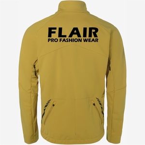 Veste Softshell d'hiver pour homme, coupe-vent, imperméable, respirante, style streetwear, avec logo brodé sur le devant - Product Image 4