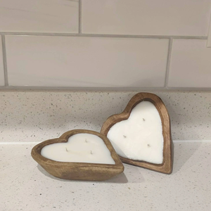 Tazón de masa de vela de granja rústica, tazón de masa de madera, diseño personalizable, fabricación de velas de cera, venta personalizada - Product Image 4
