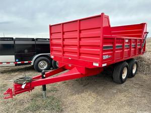 Remorque à benne hydraulique à 4 roues en acier, 2/3/4 essieux, <5000 kg, semi-remorque, remorque pour tracteur - Product Image 2
