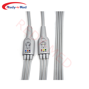 สายเคเบิล EKG กล้วย Holter 10ตะกั่วอุปกรณ์ทางการแพทย์ใช้ได้กับฟิลิปส์ - Product Image 4