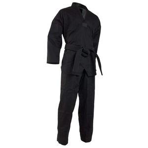 Uniforme de Taekwondo de algodón unisex al por mayor con logotipo personalizado bordado cómodo ropa de artes marciales - Product Image 2