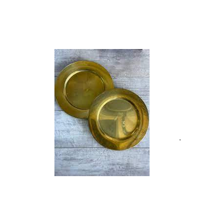 Plaque de chargeur en laiton plaquée et martelée/plaque de chargeur en acier inoxydable et taille personnalisée - Product Image 5