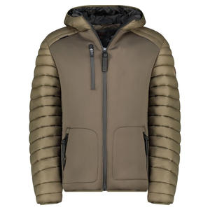 แจ็กเก็ตผ้านวมแบบมีซิปของผู้ชายเสื้อแจ็คเก็ตบุนวมยืดหยุ่นแขนบางพิเศษแจ็คเก็ตแฟชั่นน้ำหนักเบากันความร้อนระบายอากาศได้ดี - Product Image 2