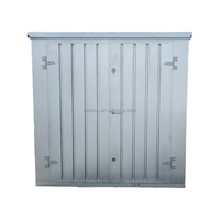 Maison conteneur mobile préfabriquée en acier pliable et extensible à assemblage rapide, étanche, légère, pour stockage autonome – Prix usine