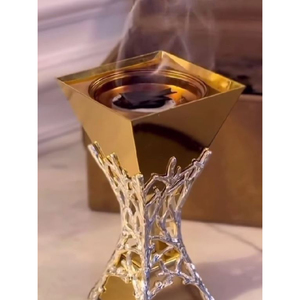 Vente chaude décor à la maison accessoires de parfum religieux Design moderne Bakhoor porte-encens aromathérapie diffuseur brûleur d'encens - Product Image 2