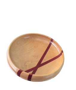 High Quality Round Wood <b>Bowl</b> in Resin Combination for Fruit Salad Mixing <b>Bowls</b> and Rice/Soup <b>Serving</b> <b>Bowls</b> <b>Christmas</b> Gifts - Product Image 1