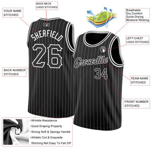 Maillot de basket-ball professionnel de qualité supérieure, respirant, pour les matchs d'équipe - Product Image 2
