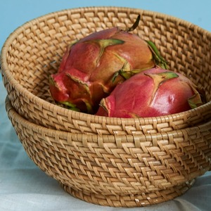 Cuenco para servir de ratán tejido, decoración de presentación de comida Natural, productos vietnamitas al por mayor ecológicos - Product Image 6