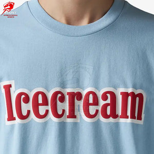 T-shirts élégants à impression puff, coton premium doux, vêtements tendance pour un style décontracté quotidien, pour adultes. - Product Image 5