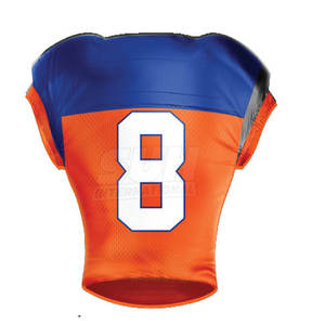 Uniforme de Fútbol Americano de Alta Calidad, Diseño Personalizado, Manga Corta, Estampado, Talla Grande, Transpirable, Secado Rápido, Venta al Por Mayor - Product Image 5