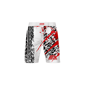 2025 nouveauté Logo personnalisé MMA Shorts tissu extensible léger pour la compétition d'entraînement OEM marque privée vêtements d'arts martiaux - Product Image 1