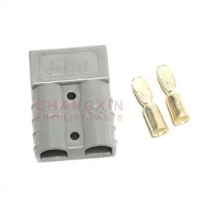 Factory Direct Sale 50A Double 2 Pole 600V High Current Quick Connector For Electric Forklift Battery Connector