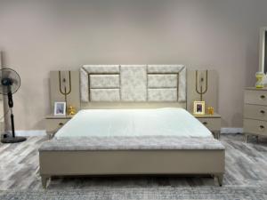 Almacenamiento de juegos de dormitorio King cómodo que incluye tocador de cama Murphy para el hogar, oficina, Hotel, Villa, garantiza un sueño agradable - Product Image 2