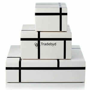 Caja con incrustaciones de resina sostenible hecha a mano para almacenamiento de joyas y soluciones de regalos éticos de Tradebyd - Product Image 1