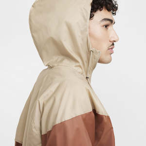 Veste coupe-vent d'extérieur pour hommes de marque personnalisée veste coupe-vent légère à capuche en tissu écologique imperméable pour l'hiver - Product Image 4