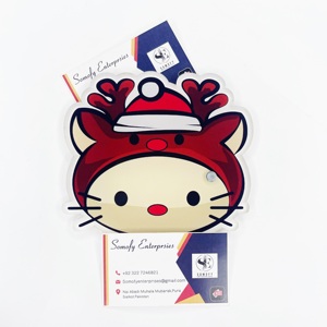 Azulejos de extensión de pestañas acrílicas Hello Kitty de Navidad personalizados logotipo sostenible de moda pequeño MOQ herramientas de pestañas de plástico - Product Image 2