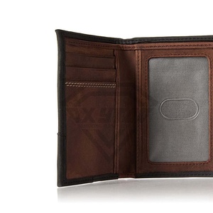 กระเป๋าสตางค์หนังสำหรับผู้ชายคุณภาพระดับพรีเมี่ยมให้ผลกระทบสูงมีคุณสมบัติการออกแบบที่กำหนดเองได้ราคาที่ดีที่สุดแบบเปิดโล่งกระเป๋าสตางค์ขายดี - Product Image 5