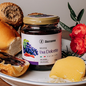 Mermelada Artesanal Zaccaron Gourmet Jelly-Uva Dolcetto con Fresa, Especias, Piña y Romero en Botella Sin Conservantes - Product Image 6