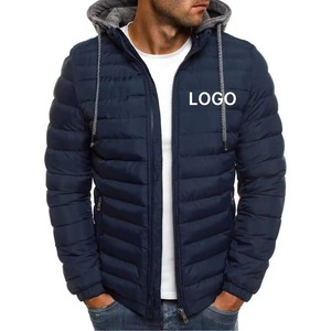 Logo personnalisé pour hommes Veste en laine chauffante d'hiver avec caractéristiques imperméables coupe-vent Vêtements d'extérieur d'automne à la mode avec un design à capuche - Product Image 6